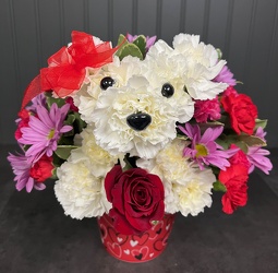 Love Pups Davenport Florist - Same Day Flower Delivery - Flower Power 